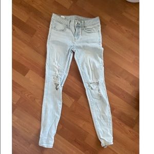 American eagle high waisted skinny jeans